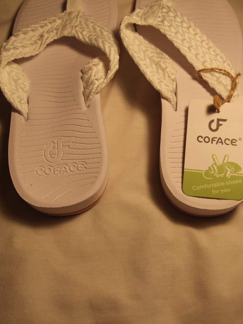 Flip flops. Size 7. Coface brand. New with tags.
